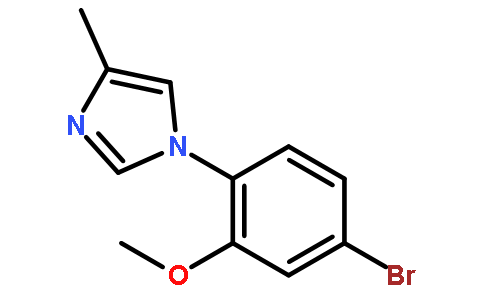 1-(4-BROMO-2-METHOXYPHENYL)-4-METHYL-1H-IMIDAZOLE