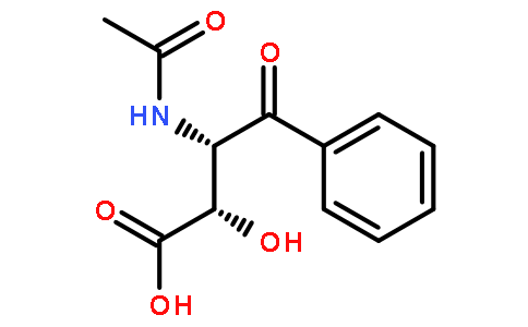 THREO-(2RS)-3-ACETYLAMINO-2-HYDROXY-4-OXO-4-PHENYLBUTYRIC ACID