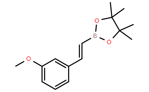 反-2-(3-甲氧苯基)乙烯基硼酸频哪醇酯