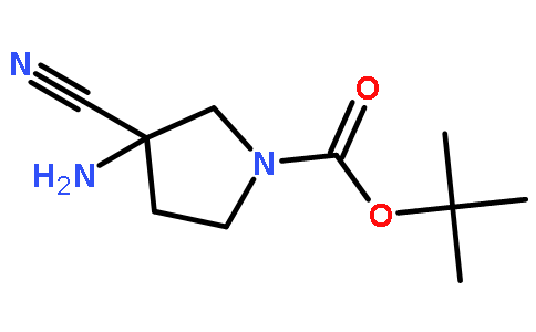 tert-Butyl 3-amino-3-cyanopyrrolidine-1-carboxylate