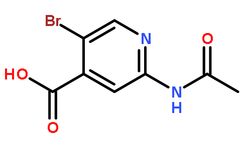 2-Acetamido-5-bromoisonicotinic acid