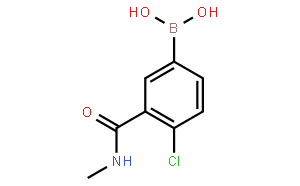 4-氯-3-(N-甲基氨甲酰基)苯基硼酸