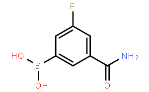(3-carbamoyl-5-fluoro-phenyl)boronic acid