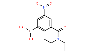 (3-(二乙基氨基甲酰基)-5-硝基苯基)硼酸