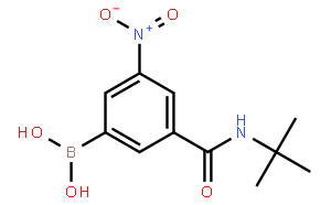 (3-(叔丁基氨基甲酰基)-5-硝基苯基)硼酸