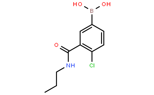 (4-Chloro-3-(propylcarbamoyl)phenyl)boronic acid