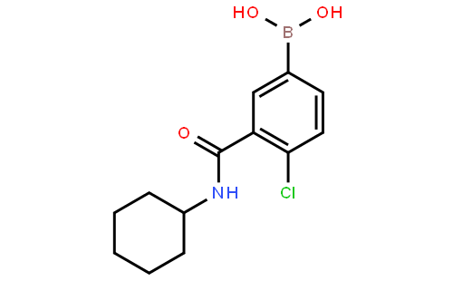 (4-Chloro-3-(cyclohexylcarbamoyl)phenyl)boronic acid