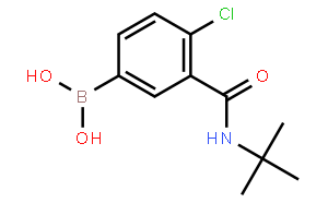 (3-(叔丁基氨基甲酰基)-4-氯苯基)硼酸
