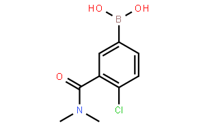 4-氯-3-(二甲基甲酰氨)苯基硼酸