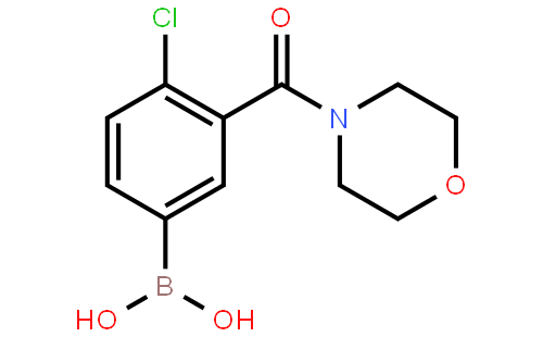 (4-Chloro-3-(morpholine-4-carbonyl)phenyl)boronic acid