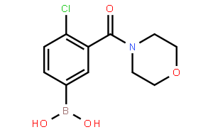 (4-氯-3-(吗啉-4-羰基)苯基)硼酸