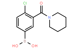 (4-氯-3-(哌啶-1-羰基)苯基)硼酸