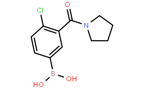 (4-Chloro-3-(pyrrolidine-1-carbonyl)phenyl)boronic acid