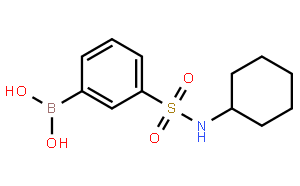 (3-(N-环己基氨磺酰基)苯基)硼酸