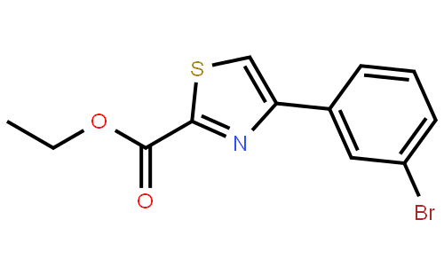 ethyl 4-(3-bromophenyl)thiazole-2-carboxylate