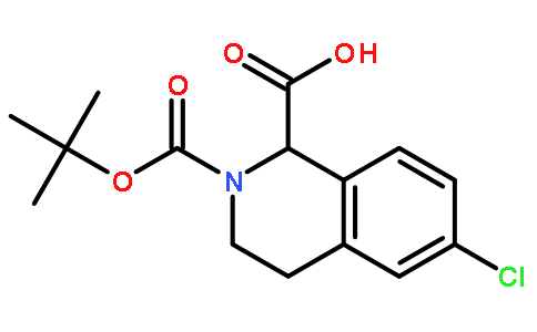 2-Boc-6-chloro-3,4-dihydro-1h-isoquinoline-1-carboxylic acid