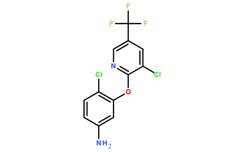 3-氯-2-（2-氯-5-氨基-苯氧基）-5-三氟甲基吡啶（吡虫隆中间体）