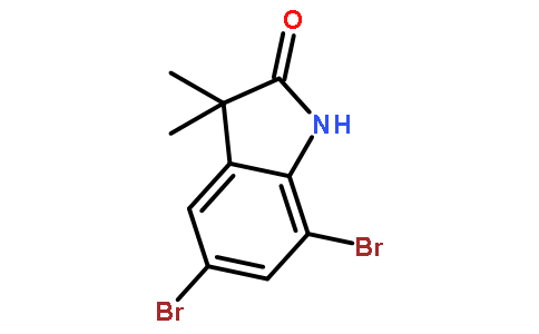 5,7-Dibromo-3,3-dimethylindolin-2-one