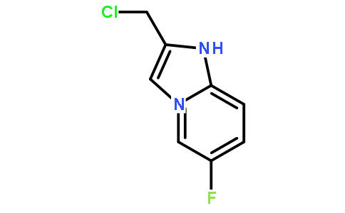 2-(chloromethyl)-6-fluoroH-imidazo[1,2-a]pyridine