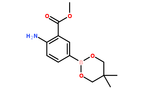 methyl 2-amino-5-(5,5-dimethyl-1,3,2-dioxaborinan-2-yl)benzoate