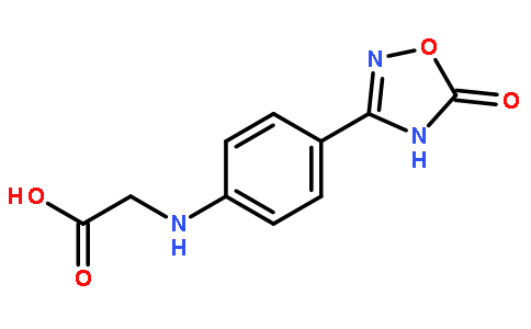 2-((4-(5-Oxo-4,5-dihydro-1,2,4-oxadiazol-3-yl)phenyl)amino)acetic acid