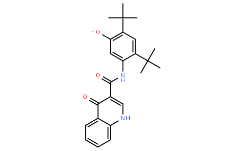 N-(2,4-二叔丁基-5-羟基苯基)-1,4-二氢-4-氧代-3-喹啉甲酰胺