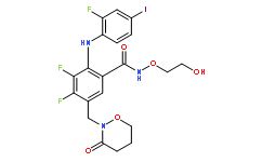 3,4-difluoro-2-(2-fluoro-4-iodophenylaMino)-N-(2-hydroxyethoxy)-5-((3-oxoMorpholino)Methyl)benzaMide