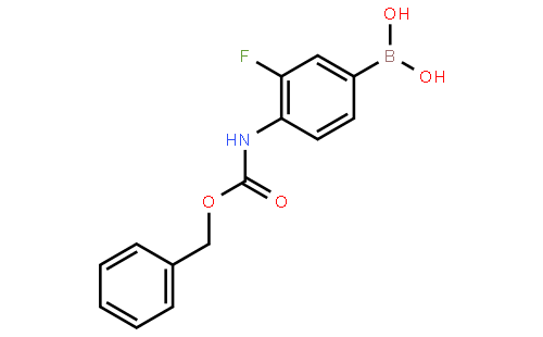 [4-(benzyloxycarbonylamino)-3-fluoro-phenyl]boronic acid