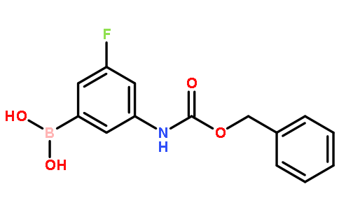 3-(CBZ-AMINO)-5-FLUOROPHENYLBORONIC ACID