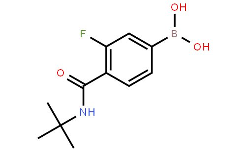 [4-(tert-butylcarbamoyl)-3-fluoro-phenyl]boronic acid