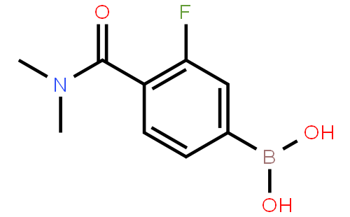 [4-(dimethylcarbamoyl)-3-fluoro-phenyl]boronic acid