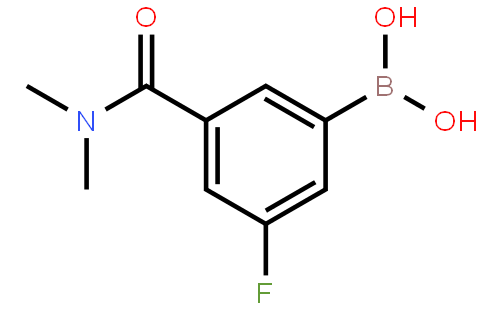 5-(二甲基氨甲酰基)-3-氟苯基硼酸