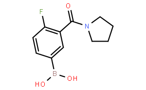 4-氟-3-(吡咯烷-1-羰基)苯基硼酸