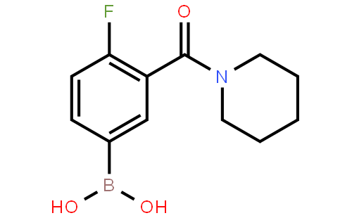 4-Fluoro-3-(piperidine-1-carbonyl)phenylboronic acid
