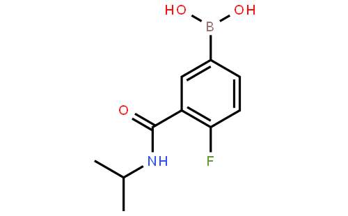 4-Fluoro-3-（isopropylcarbamoyl)phenylboronic acid