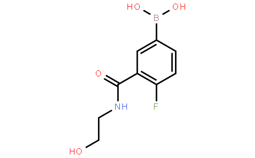 (4-Fluoro-3-((2-hydroxyethyl)carbamoyl)phenyl)boronic acid
