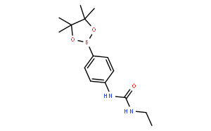 1-乙基-3-(4-(4,4,5,5-四甲基-1,3,2-二氧硼杂环戊烷-2-基)苯基)脲