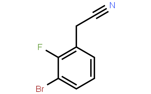 2-(3-bromo-2-fluoro-phenyl)acetonitrile