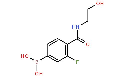 (3-Fluoro-4-((2-hydroxyethyl)carbamoyl)phenyl)boronic acid