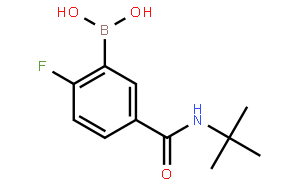 (5-(叔丁基氨基甲酰基)-2-氟苯基)硼酸