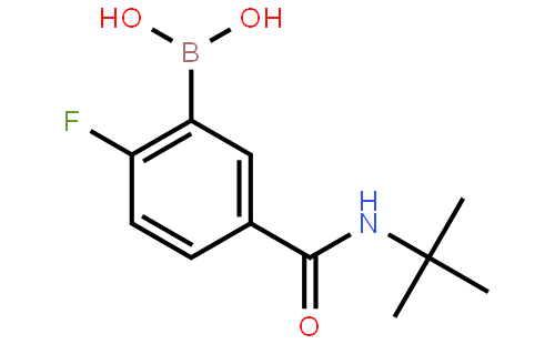 5-(Tert-butylcarbmoyl)-2-fluorophenylboronic acid