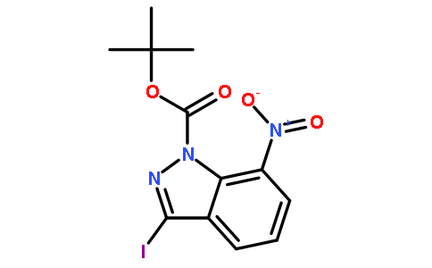 1H-INDAZOLE-1-CARBOXYLIC ACID,3-IODO-7-NITRO-,1,1-DIMETHYLETHYL ESTER