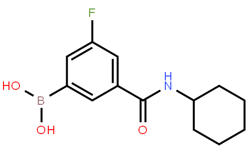 3-(环己基氨甲酰基)-5-氟苯基硼酸