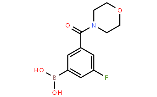 3-氟-5-(吗啉-4-羰基)苯基硼酸