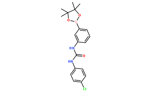 1-(4-Chlorophenyl)-3-(3-(4,4,5,5-tetramethyl-1,3,2-dioxaborolan-2-yl)phenyl)urea
