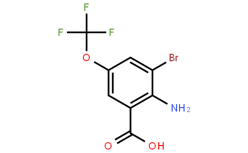 2-Amino-3-bromo-5-(trifluoromethoxy)benzoic acid