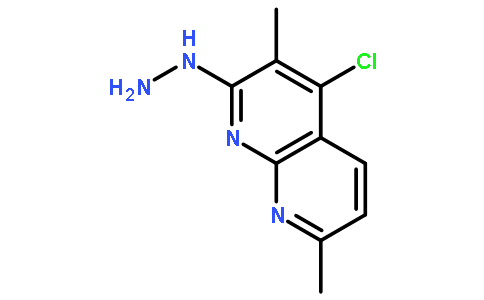 1-(5-chloro-2,6-dimethyl-1,8-naphthyridin-7-yl)hydrazine