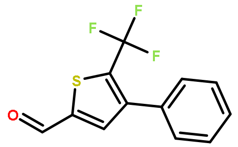 4-Phenyl-5-(trifluoromethyl)thiophene-2-carbaldehyde