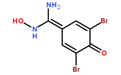 4-[amino-(hydroxyamino)methylidene]-2,6-dibromocyclohexa-2,5-dien-1-one