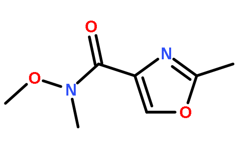 2-甲基噁唑-4-羧酸 N-甲氧基-N-甲酰胺
